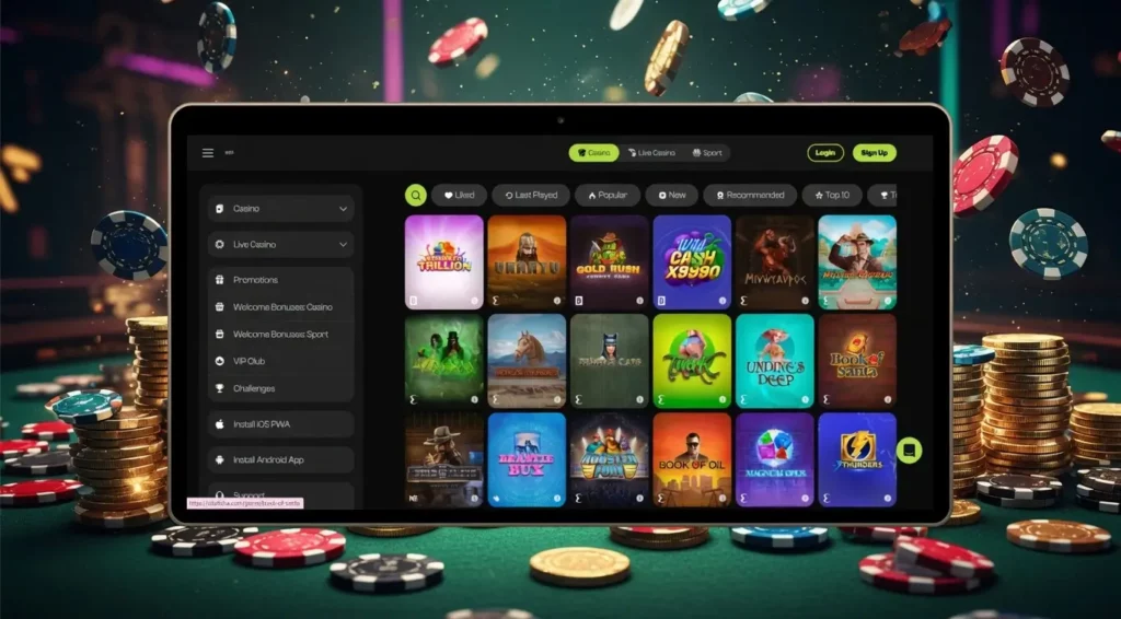 Tableta con juegos para el bono